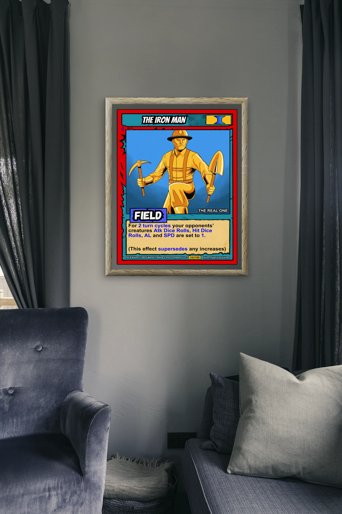 The Iron Man Fantasy Canvas Artwork from Ward TCG - Image 3