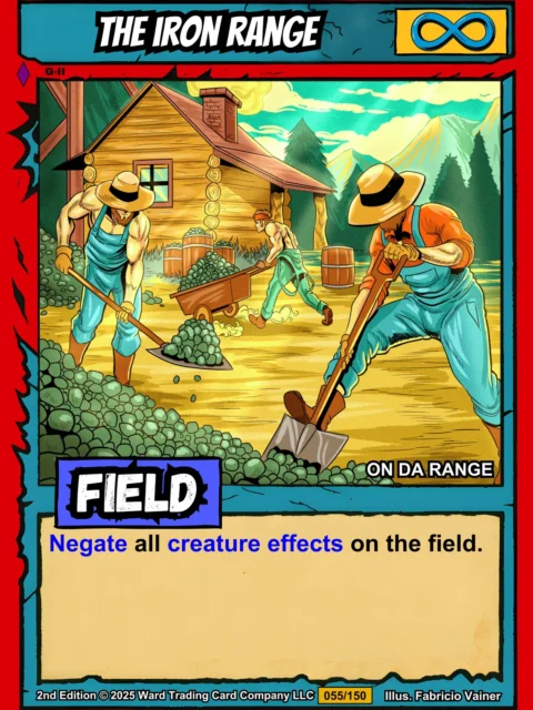 Alternative view of The Iron Range Fantasy Art Print from Ward TCG