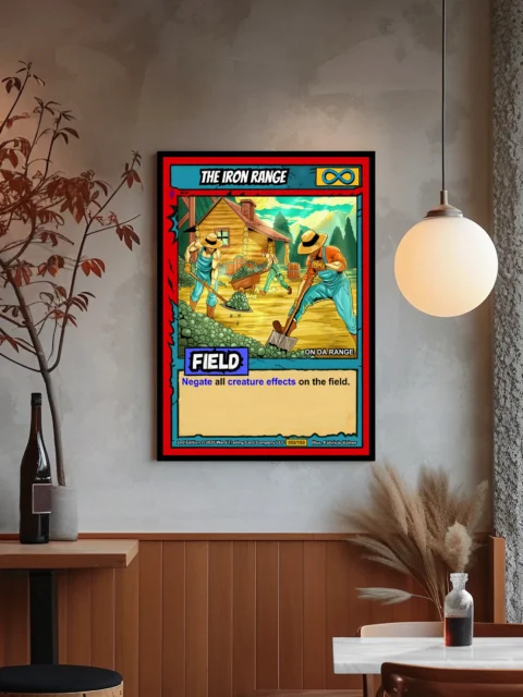 The Iron Range Fantasy Art Print from Ward TCG