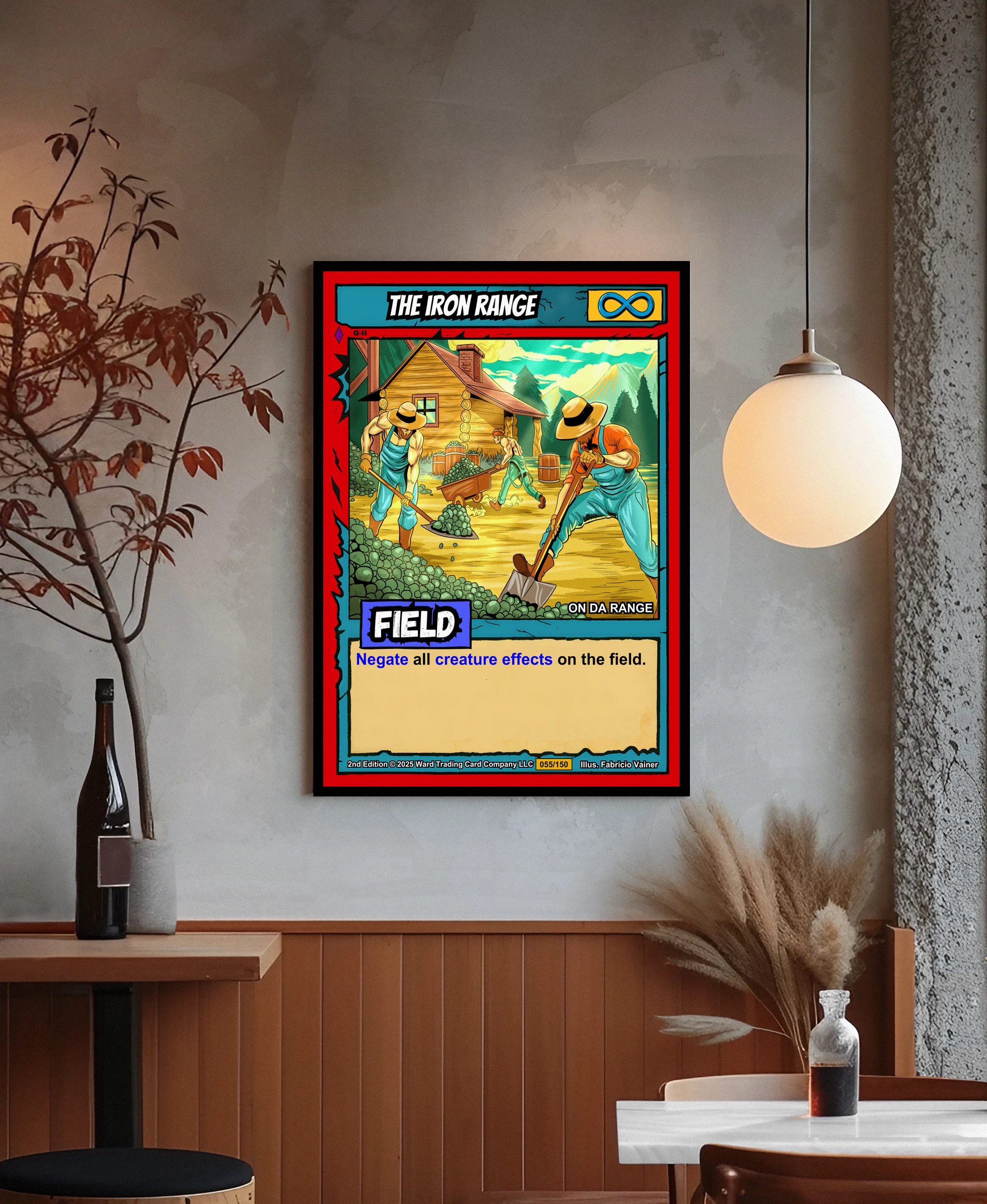 The Iron Range Fantasy Art Print from Ward TCG