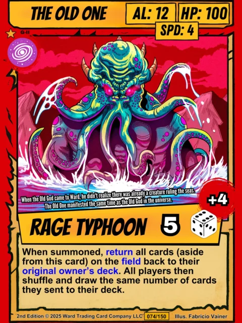 Alternative view of The Old One Canvas Wall Art from Ward TCG