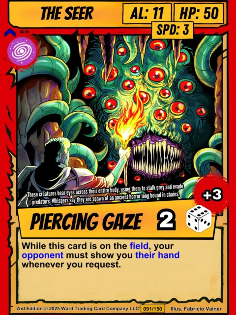 Alternative view of The Seer Gallery Archival Print from Ward TCG