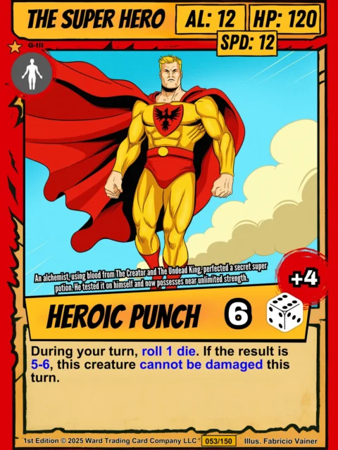 Alternative view of The Super Hero Fantasy Wall Art from Ward TCG