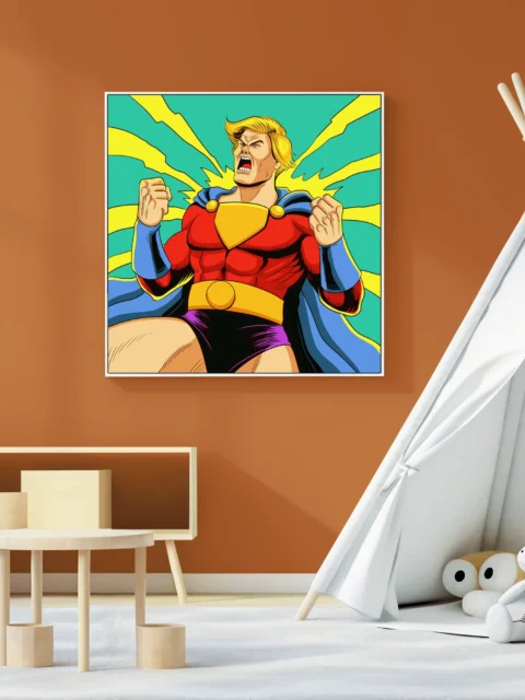 The Super Hero 2 Art Canvas Print from Ward TCG
