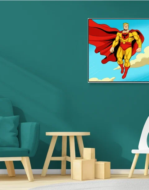 The Super Hero Alt Art Gallery Canvas Print from Ward TCG