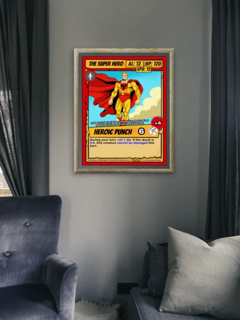 The Super Hero Fantasy Wall Art from Ward TCG