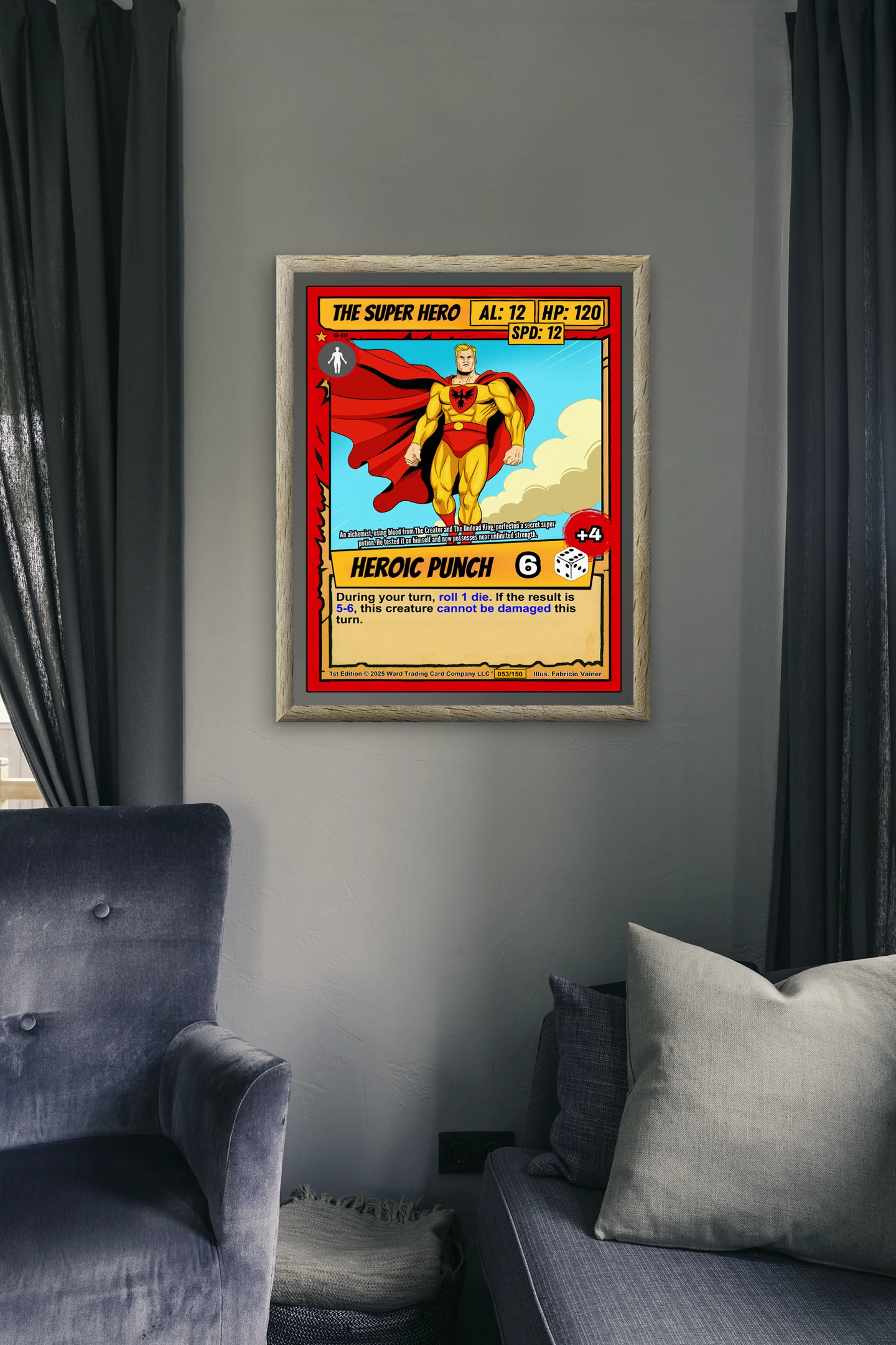 The Super Hero Fantasy Wall Art from Ward TCG