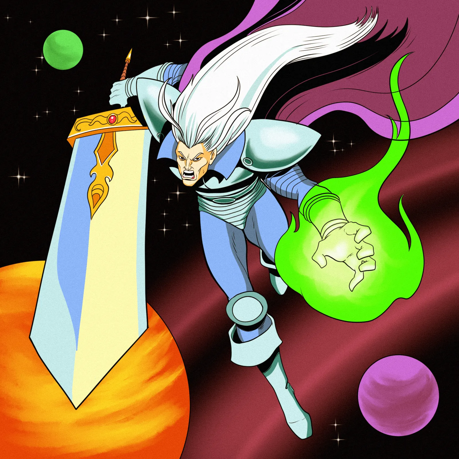 The Villain Alt Art Fantasy Canvas Print from Ward TCG - Image 2