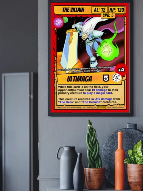 The Villain Canvas Art Print from Ward TCG