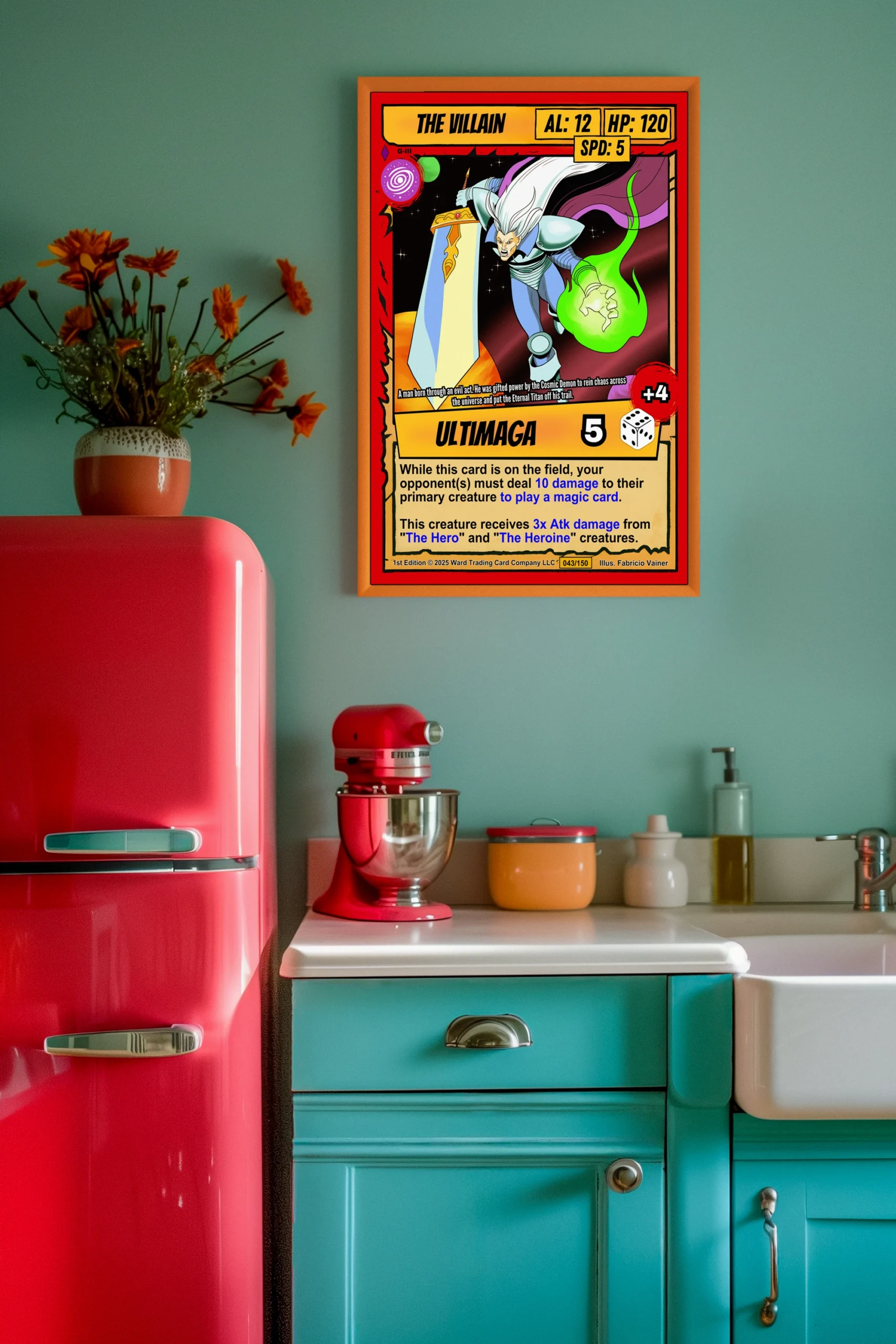 The Villain Canvas Art Print from Ward TCG - Image 4