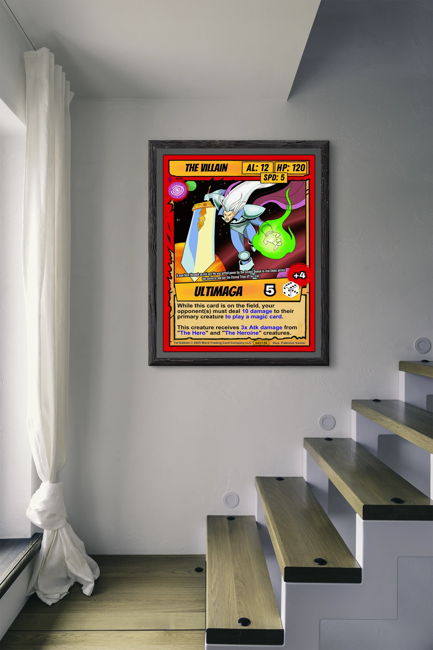 The Villain Canvas Art Print from Ward TCG - Image 3