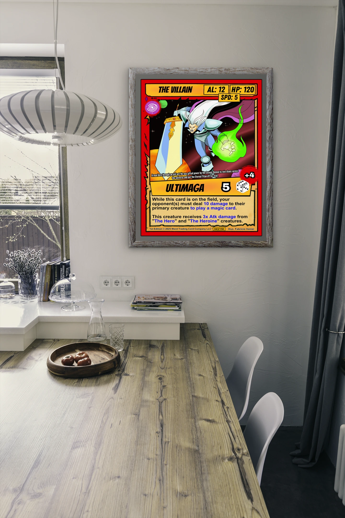 The Villain Canvas Art Print from Ward TCG - Image 5