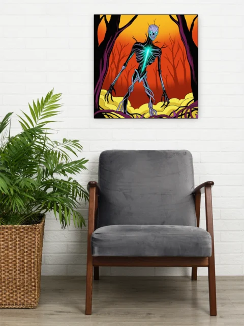 The Wither Art Fantasy Canvas Artwork from Ward TCG