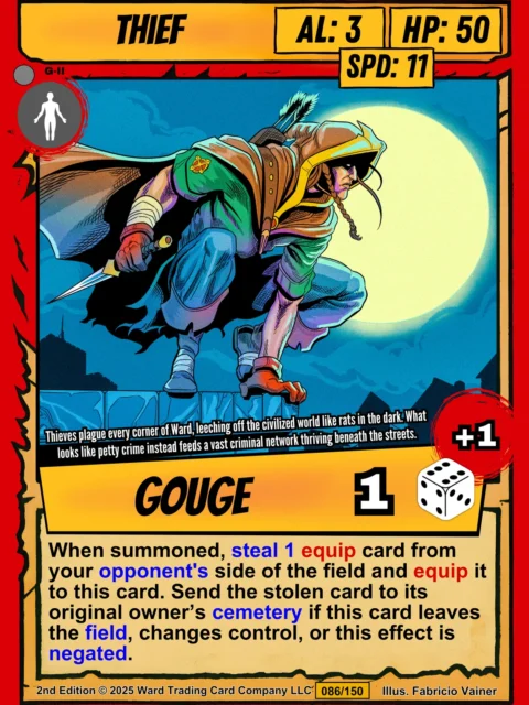 Alternative view of Thief Canvas Print from Ward TCG