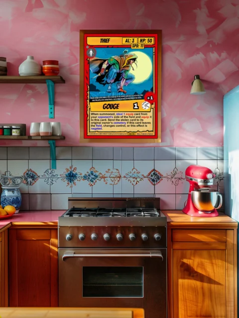 Thief Canvas Print from Ward TCG