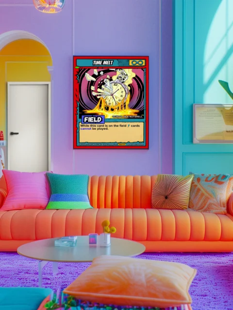 Time Melt Gallery Canvas Print from Ward TCG