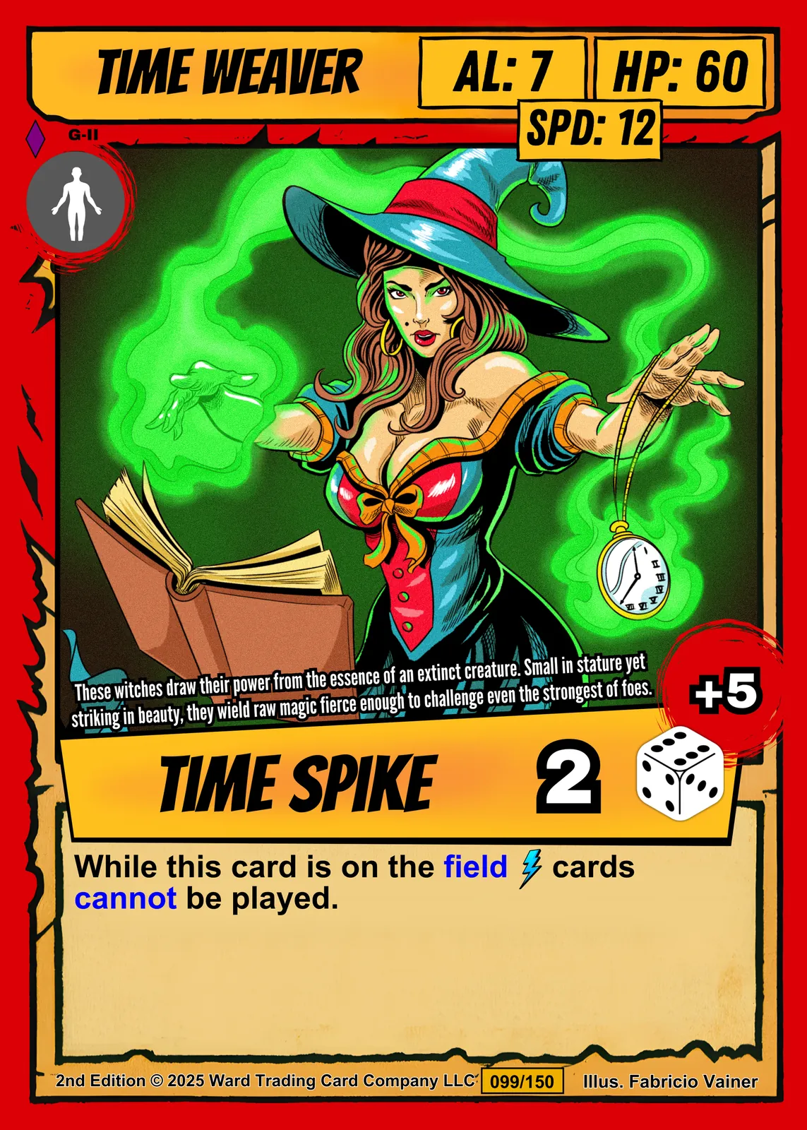 Time Weaver Fantasy Canvas Print from Ward TCG - Image 2