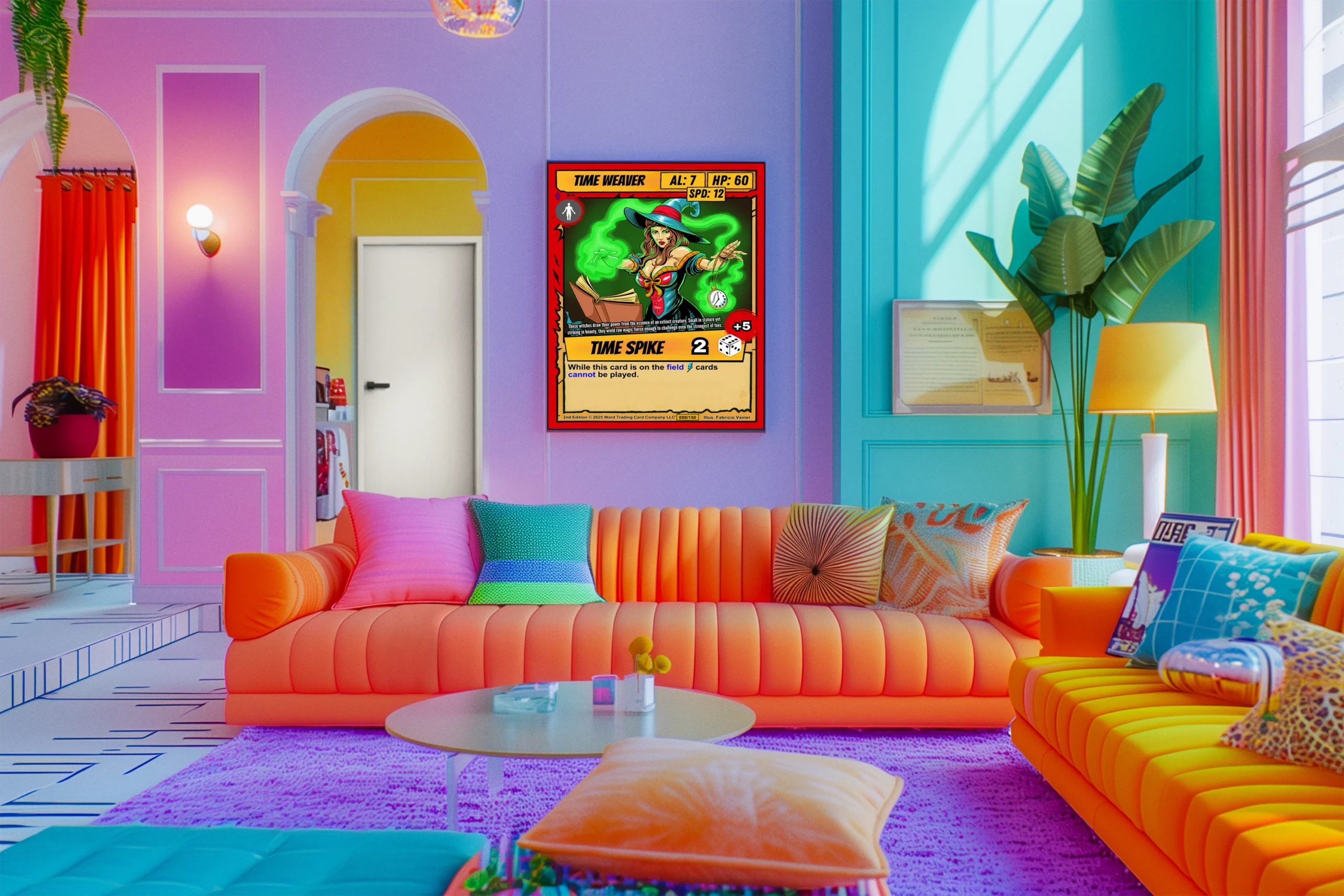 Time Weaver Fantasy Canvas Print from Ward TCG - Image 4