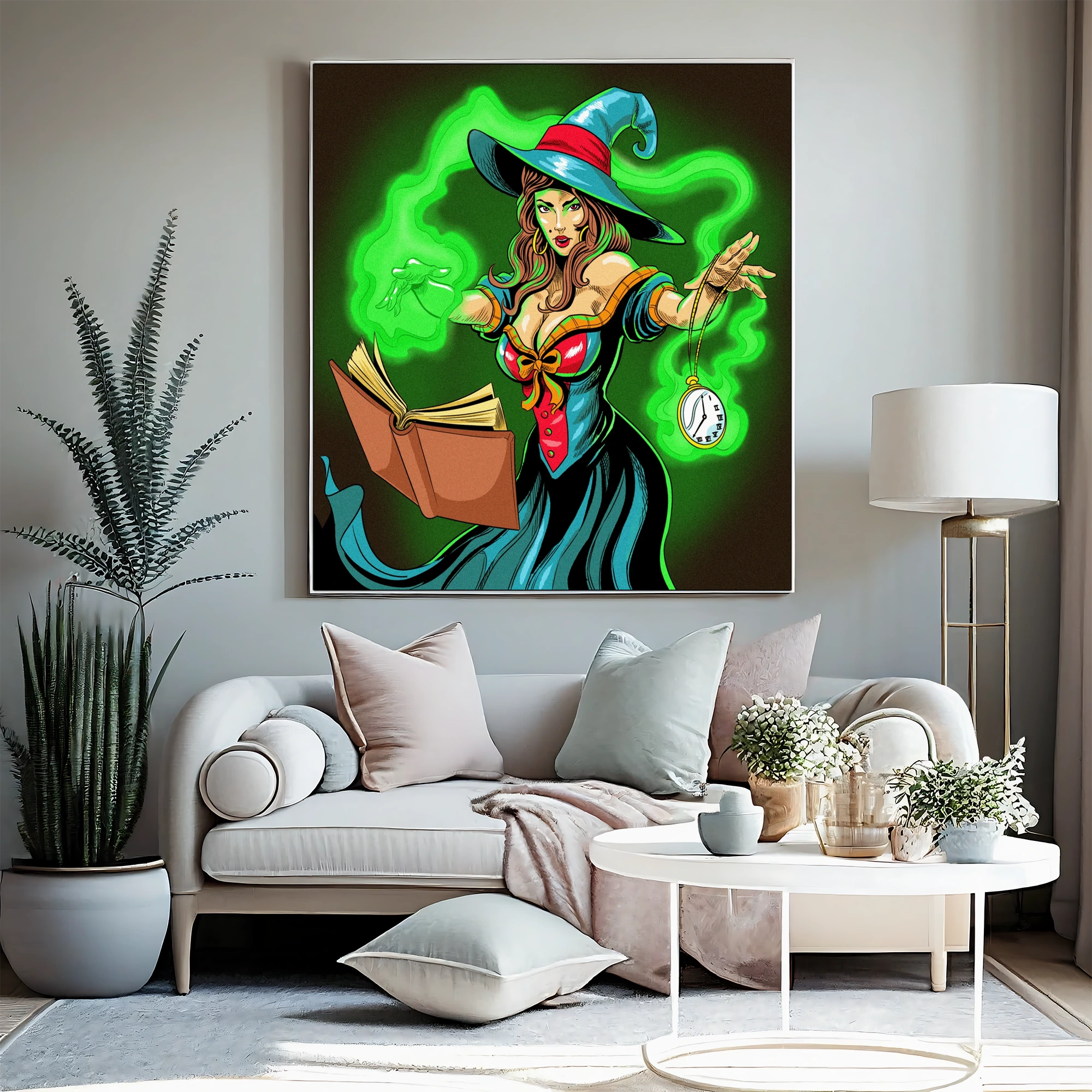 Time Witch Art Gallery Canvas Print from Ward TCG - Image 3