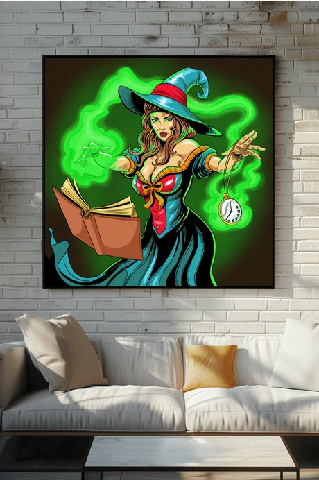 Time Witch Art Gallery Canvas Print from Ward TCG - Image 5