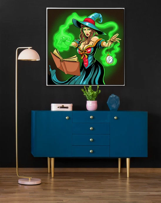 Time Witch Art Gallery Canvas Print from Ward TCG - Image 4