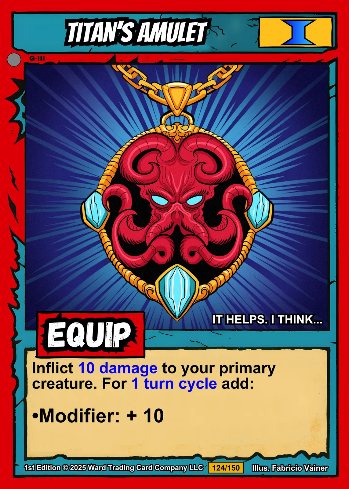 Titan S Amulet Gallery Archival Print from Ward TCG - Image 2