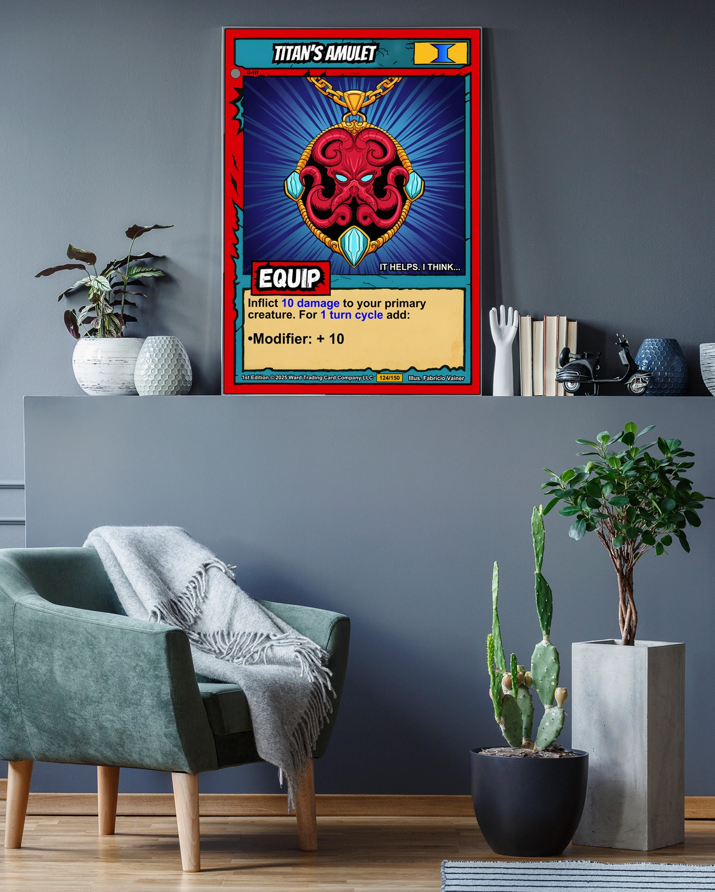 Titan S Amulet Gallery Archival Print from Ward TCG - Image 5