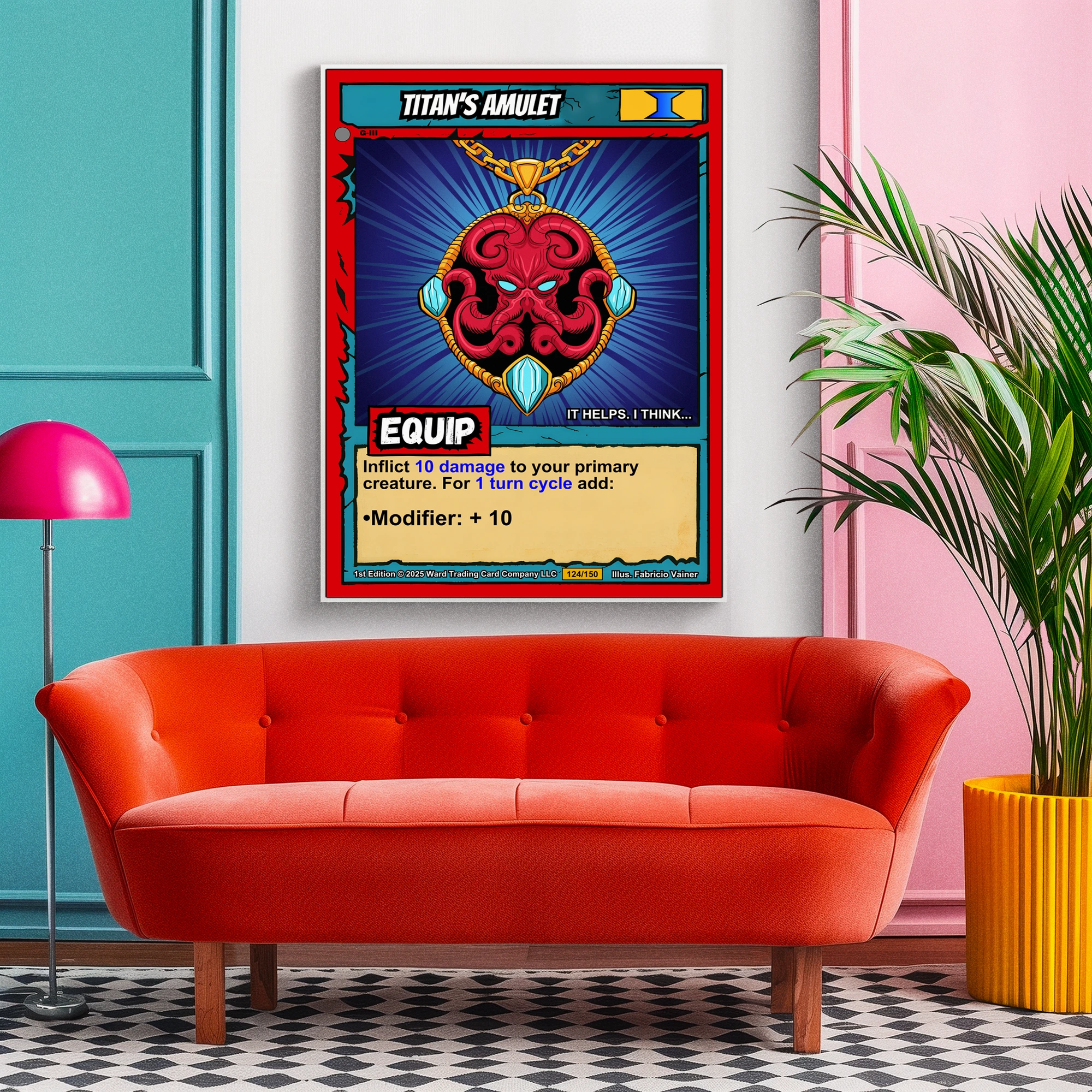 Titan S Amulet Gallery Archival Print from Ward TCG - Image 3