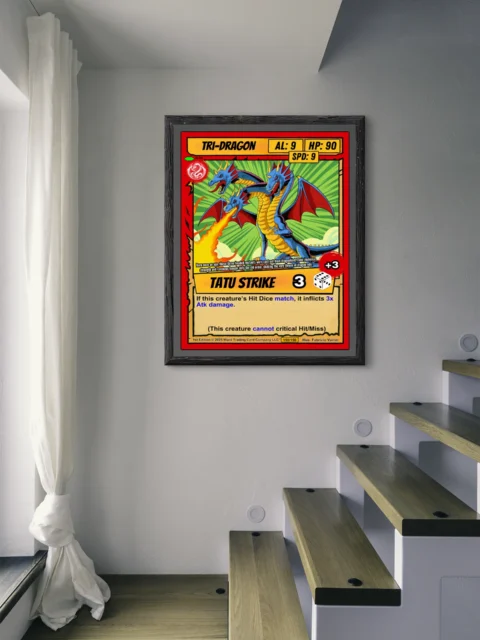 Tri Dragon Canvas Print from Ward TCG