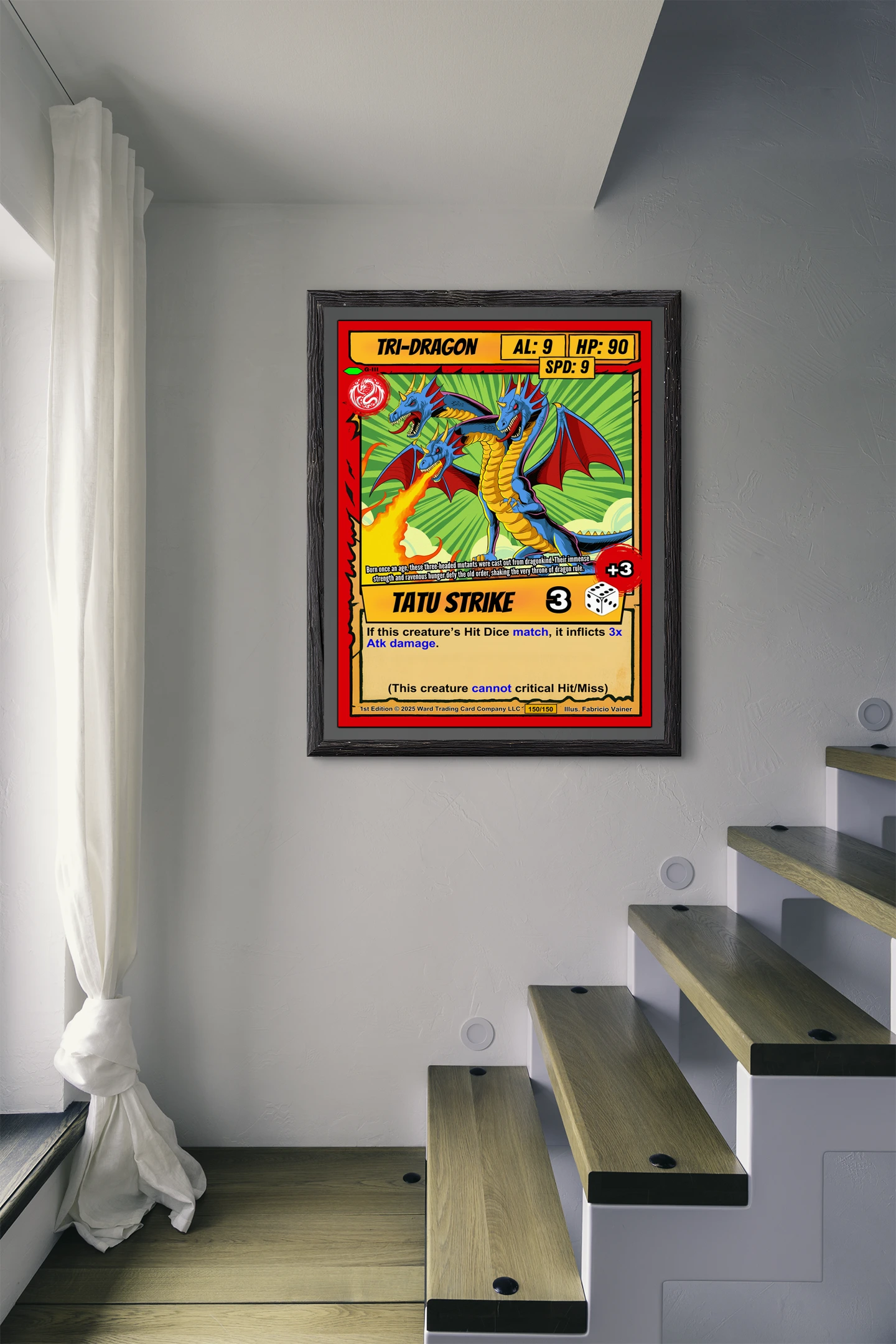 Tri Dragon Canvas Print from Ward TCG