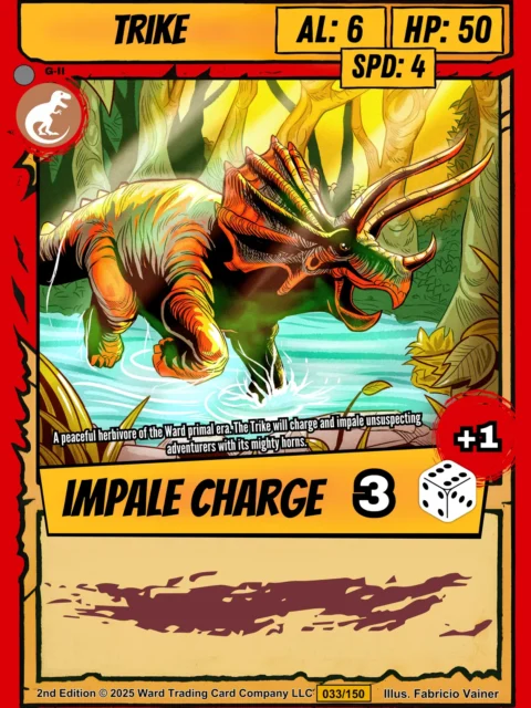 Alternative view of Trike Fantasy Canvas Artwork from Ward TCG