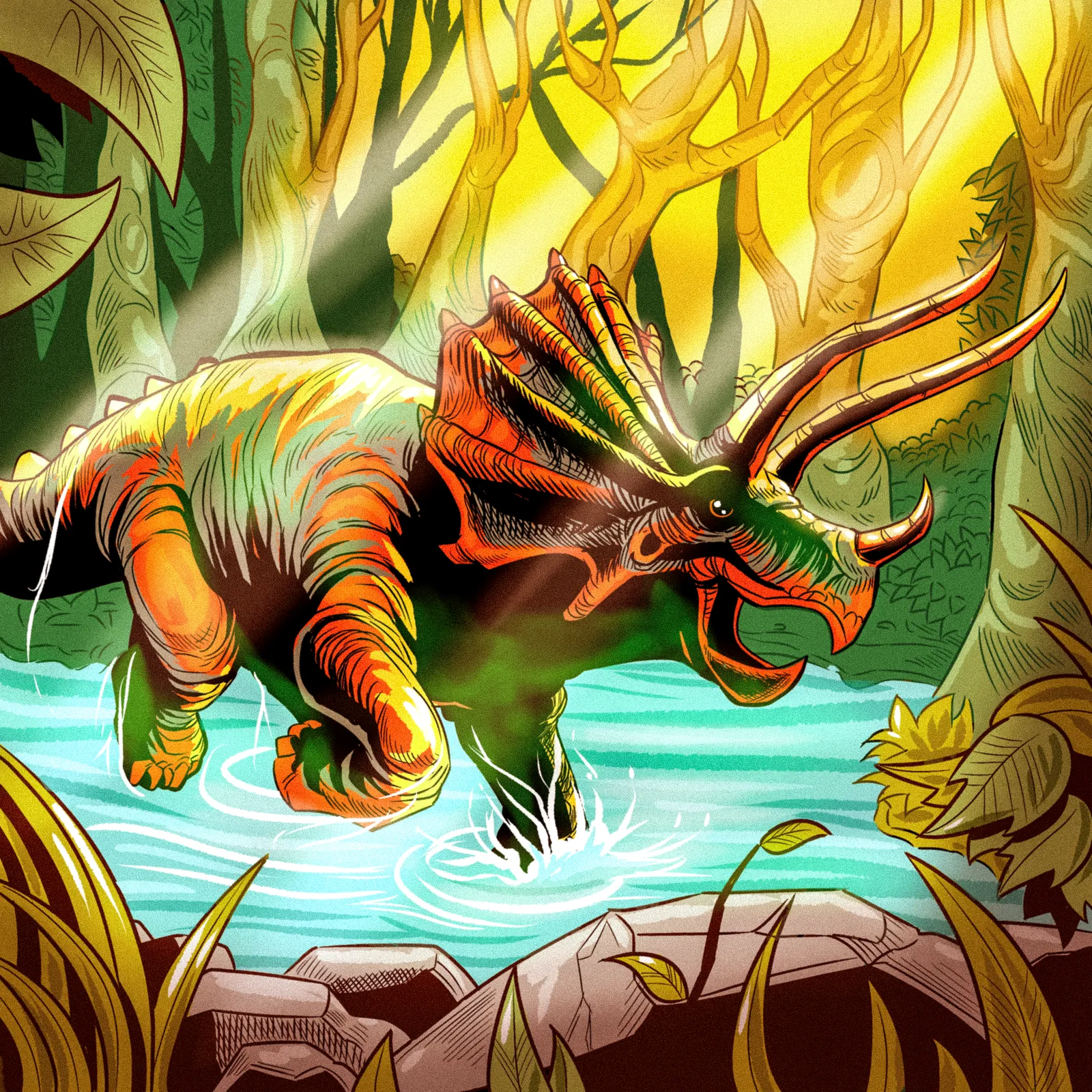 Trike Art Fantasy Canvas Print from Ward TCG - Image 2