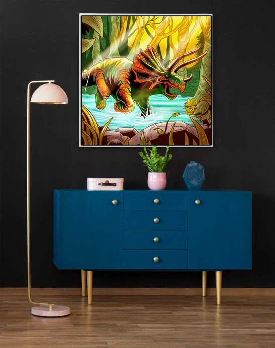 Trike Art Fantasy Canvas Print from Ward TCG - Image 5