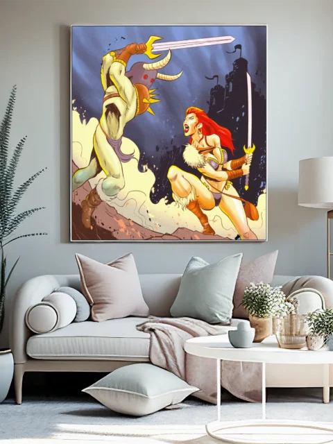 Turn Coat Art Canvas Art Print from Ward TCG