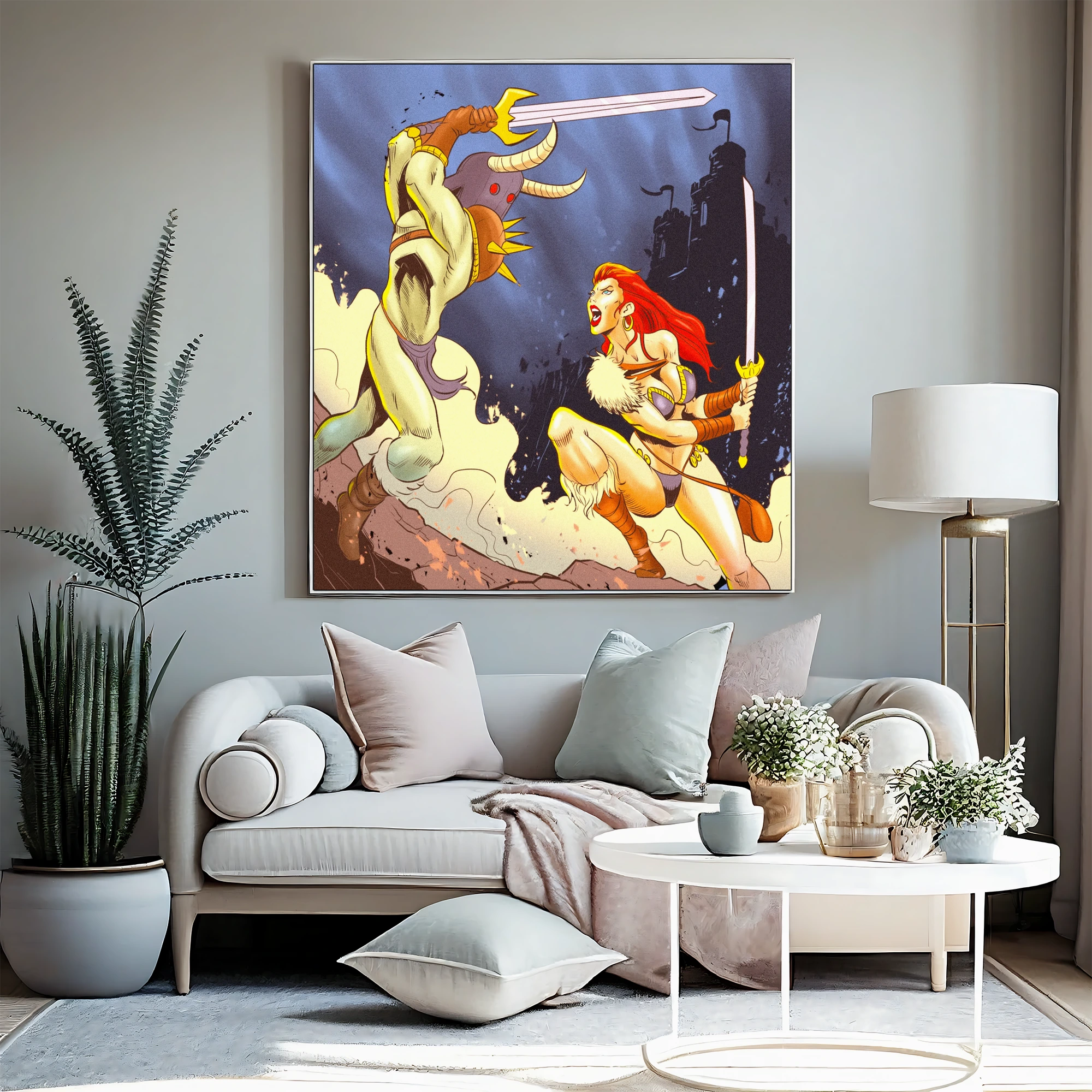 Turn Coat Art Canvas Art Print from Ward TCG