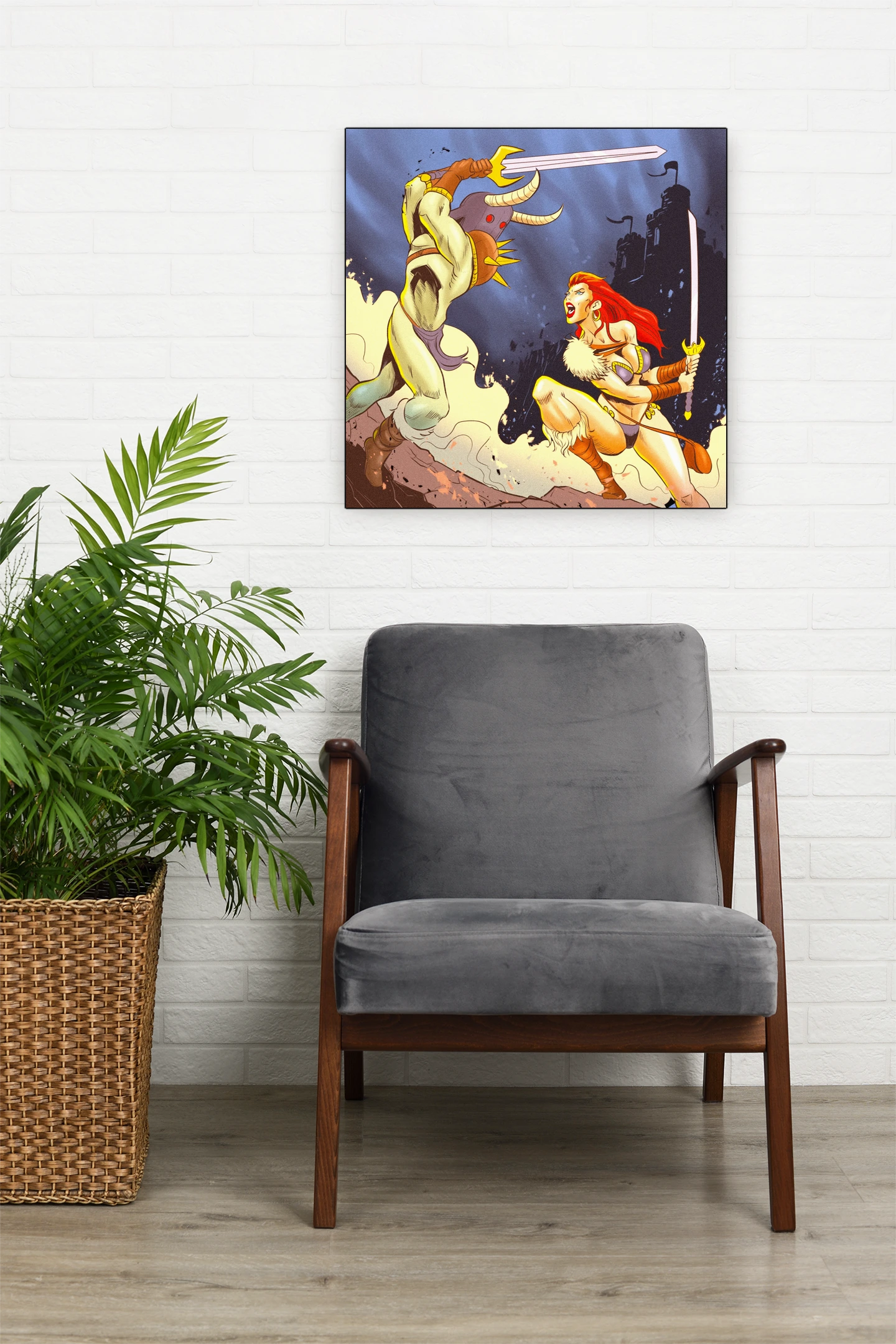 Turn Coat Art Canvas Art Print from Ward TCG - Image 3