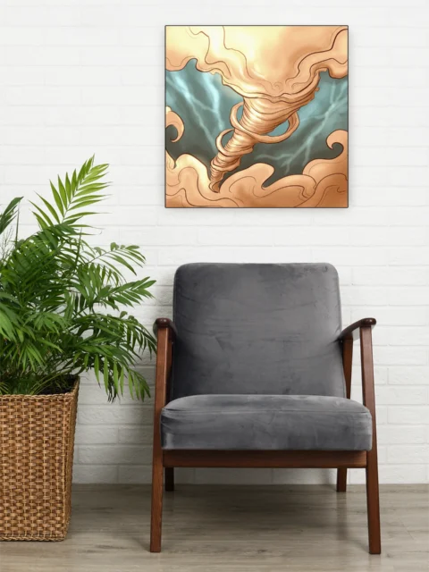 Twister Art Fantasy Art Print from Ward TCG