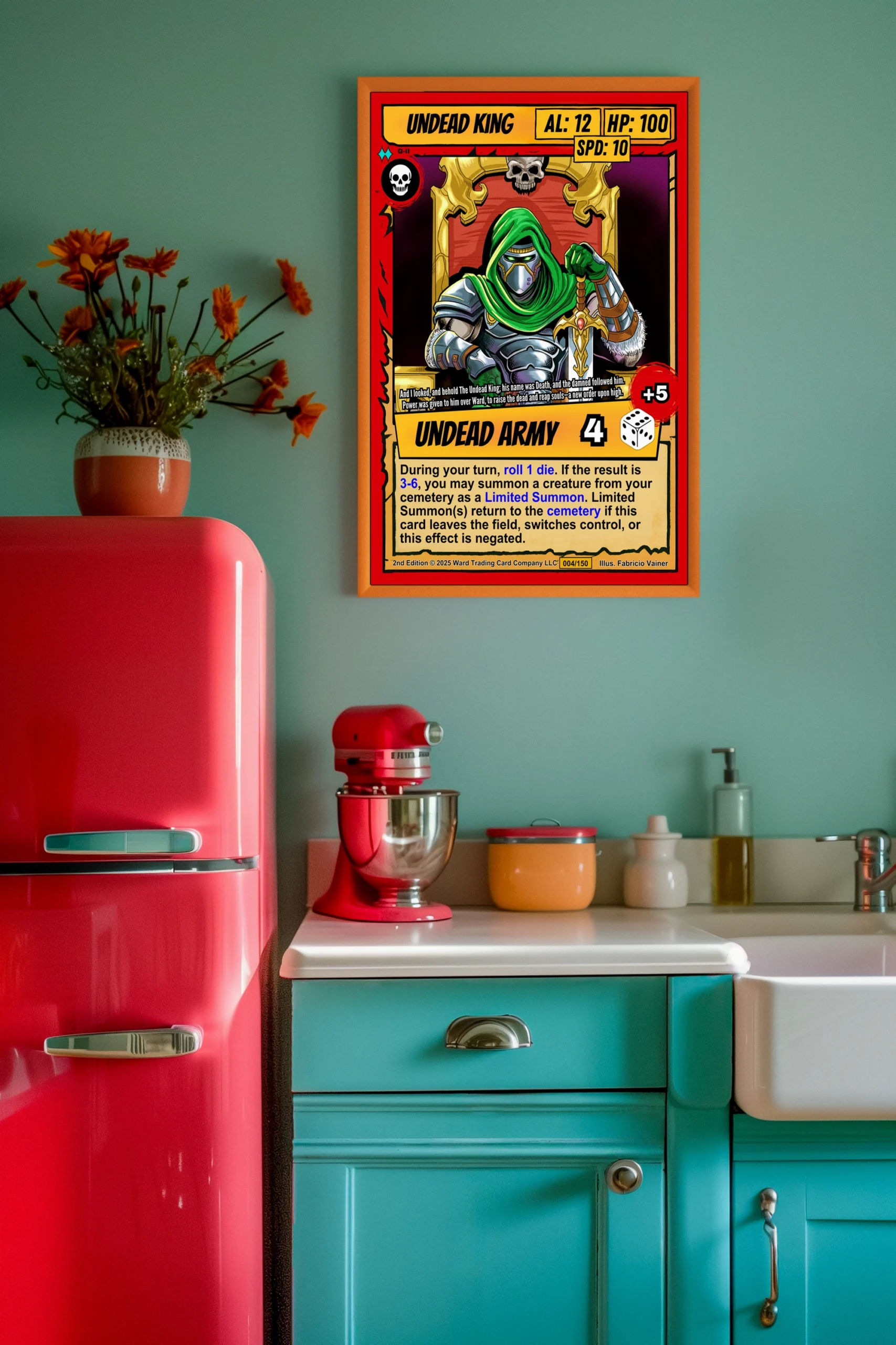 Undead King Fine Art Canvas from Ward TCG - Image 4