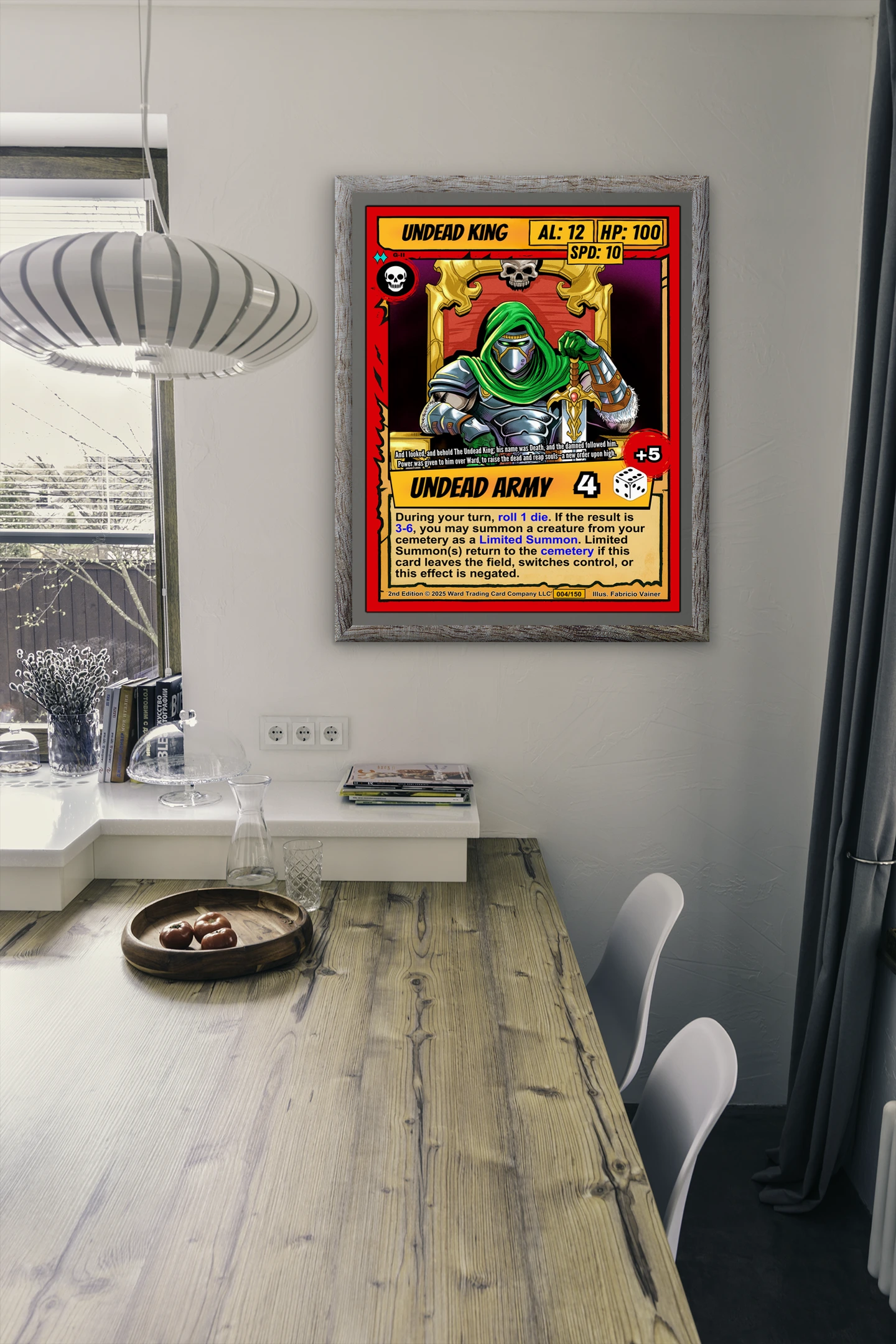 Undead King Fine Art Canvas from Ward TCG - Image 5