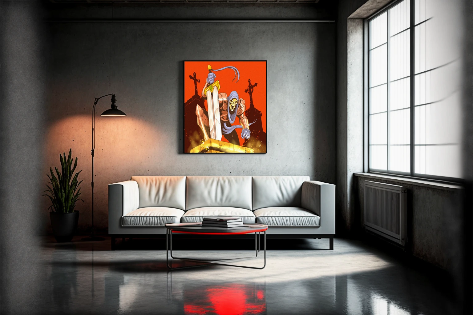 Undead Knight Art Gallery Archival Print from Ward TCG