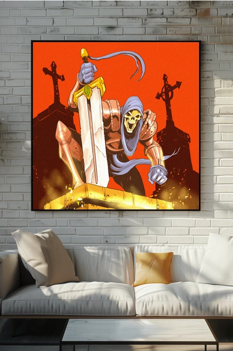 Undead Knight Art Gallery Archival Print from Ward TCG - Image 4