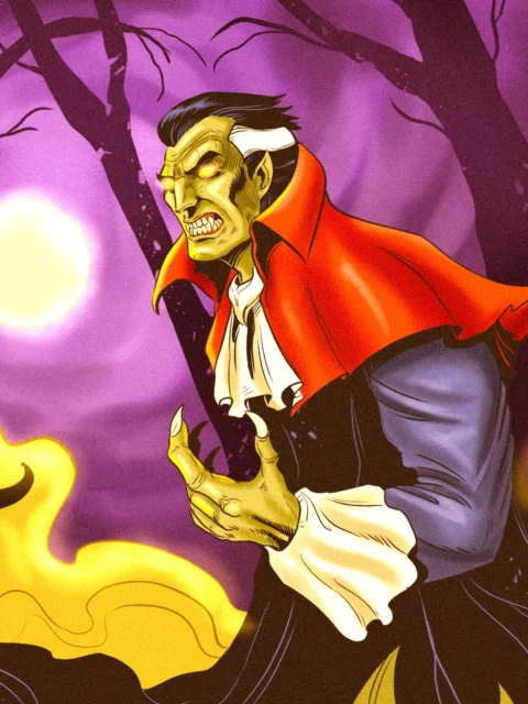 Alternative view of Vampire Art Gallery Canvas Print from Ward TCG