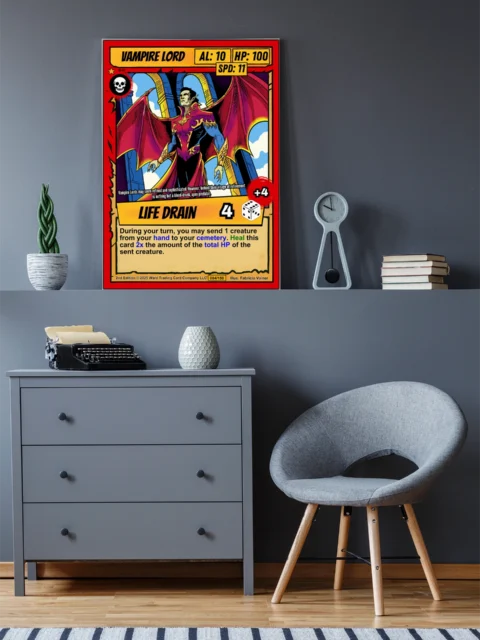 Vampire Lord Fantasy Art Print from Ward TCG