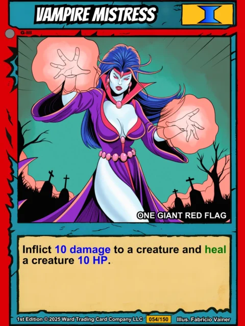 Alternative view of Vampire Mistress Gallery Canvas Print from Ward TCG