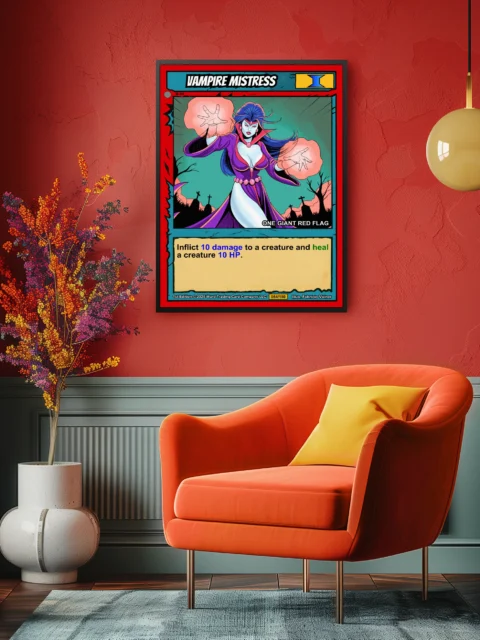 Vampire Mistress Gallery Canvas Print from Ward TCG