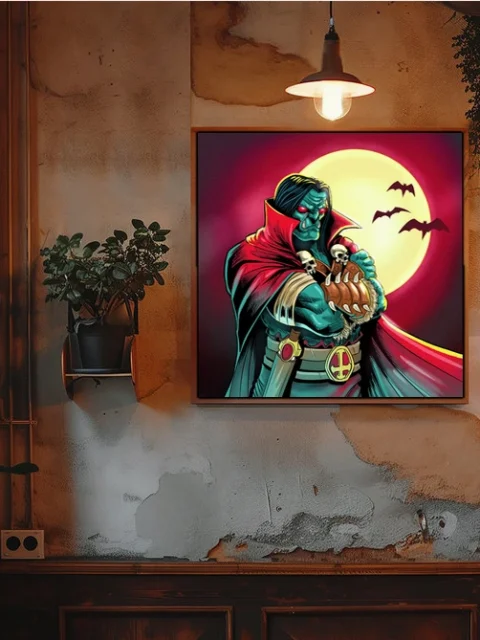 Vampire Orc Art Canvas Wall Art from Ward TCG