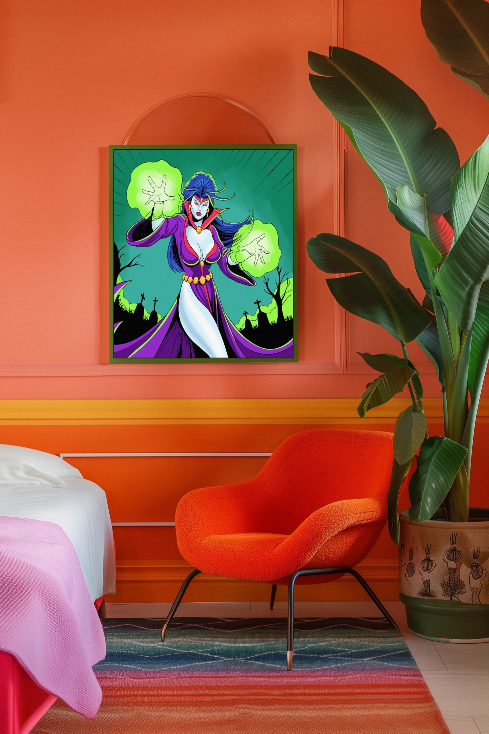 Vampire Queen Art Fantasy Wall Art from Ward TCG - Image 3