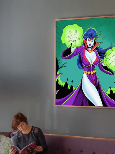 Vampire Queen Art Fantasy Wall Art from Ward TCG