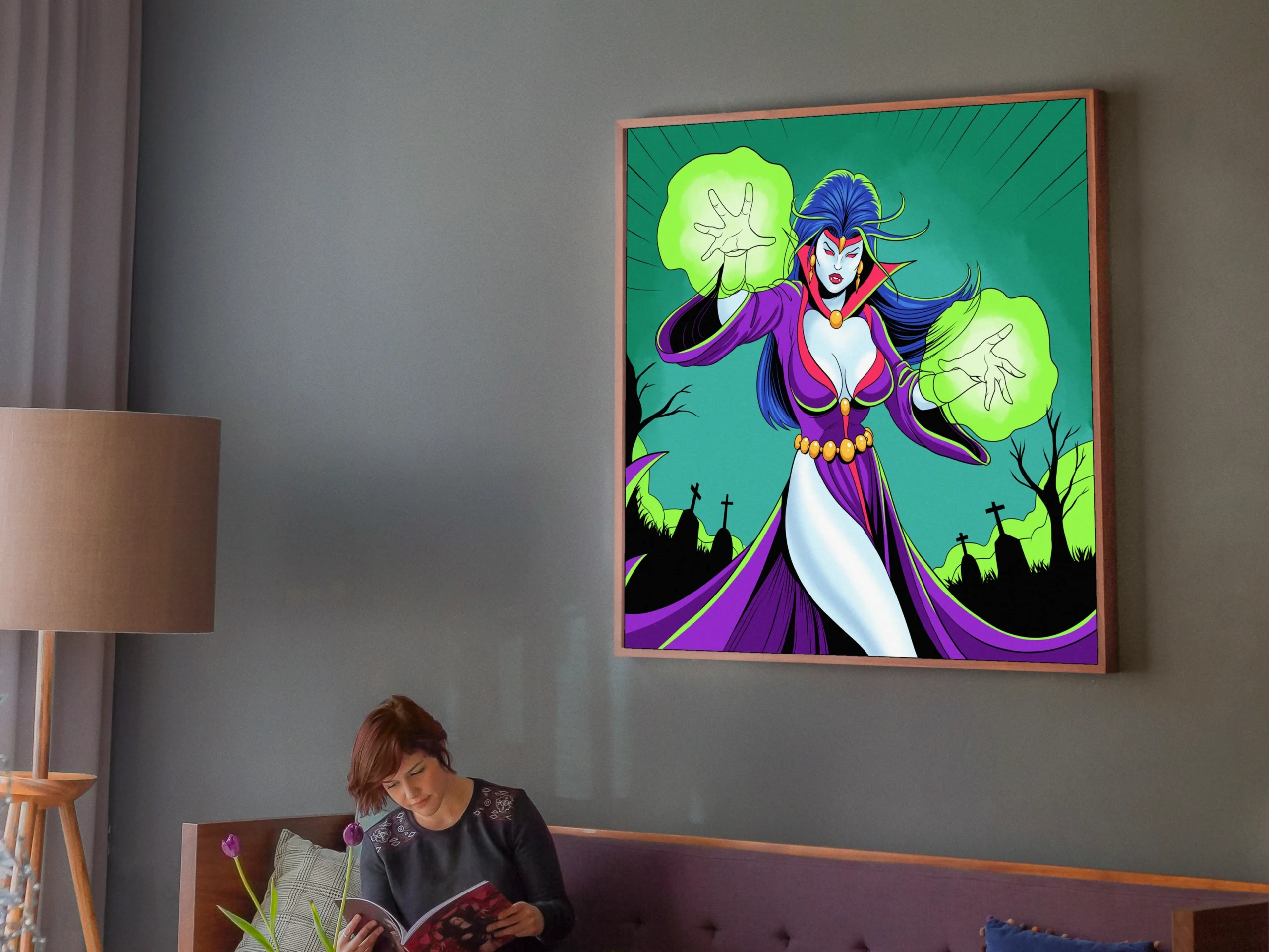 Vampire Queen Art Fantasy Wall Art from Ward TCG