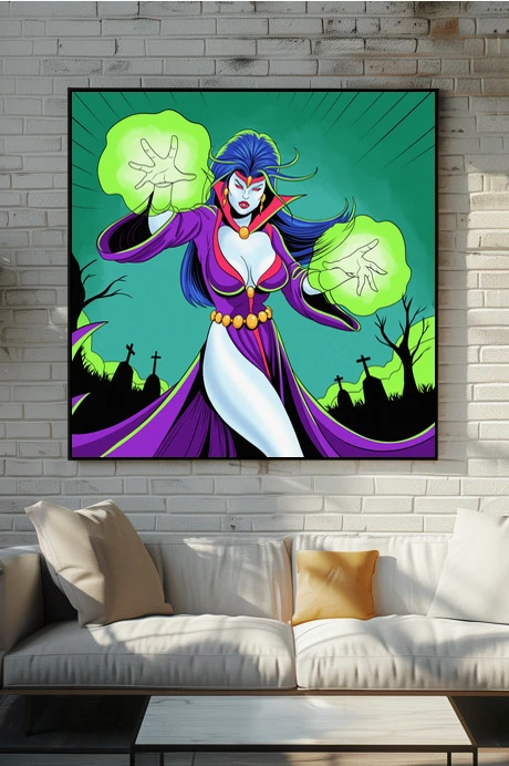 Vampire Queen Art Fantasy Wall Art from Ward TCG - Image 4